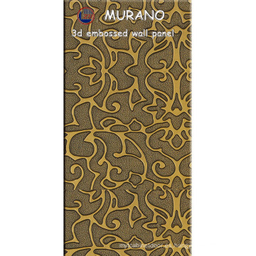 Zhihua 3D en relieve interior decorativo panel de pared MDF Il14